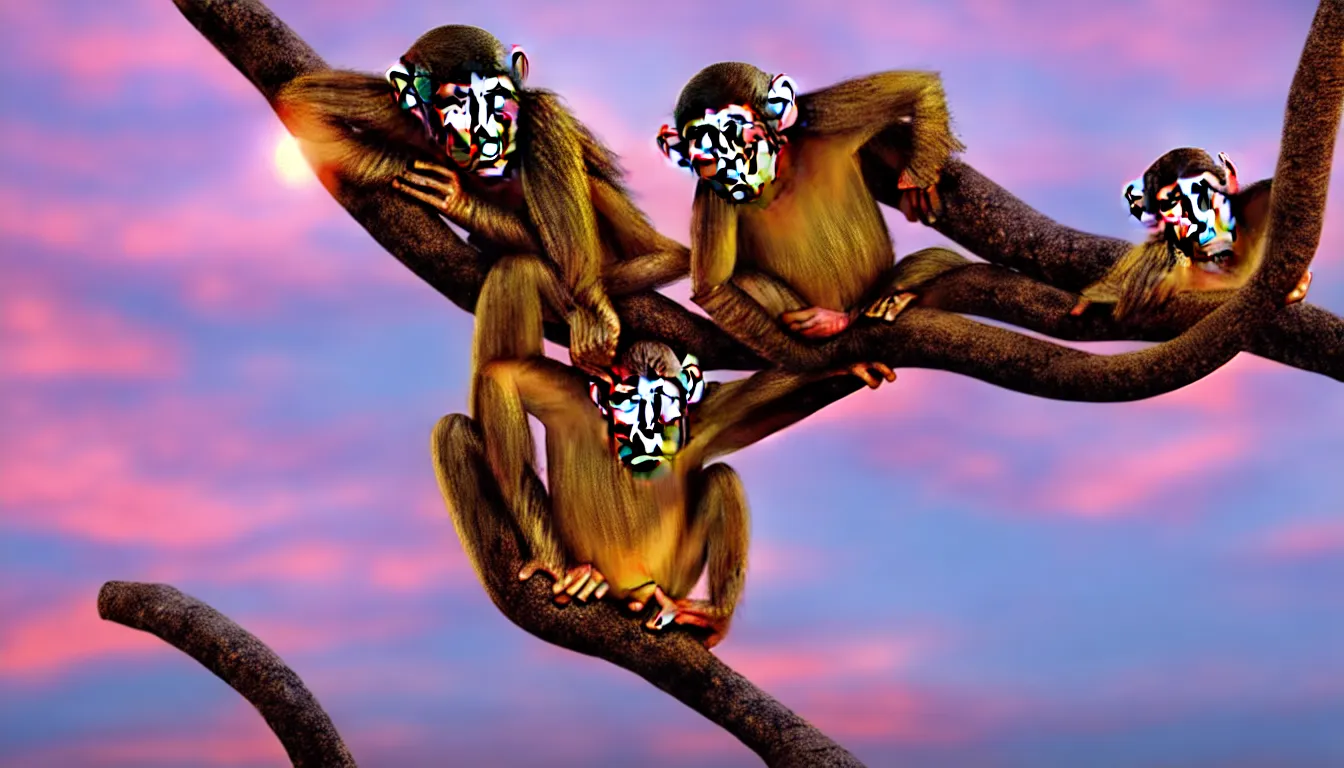 Image similar to 🥵🐒 🥵, hyper realistic photo, dusk, full colour, upscale, 8 k, masterpiece,