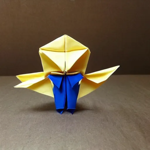 Image similar to Origami Donald Trump