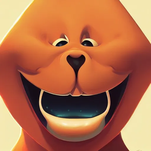 Image similar to face icon stylized minimalist the ren & stimpy show, loftis, cory behance hd by jesper ejsing, by rhads, makoto shinkai and lois van baarle, ilya kuvshinov, rossdraws global illumination