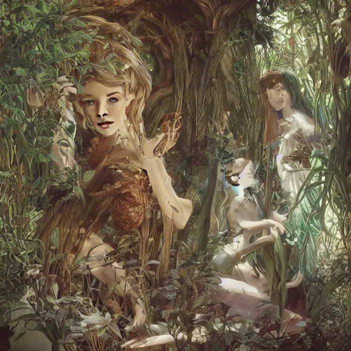 Image similar to minimal modernist bauhaus jeff koons style neverending story forest spirit oracles, ultra realistic, concept art, intricate details, serious, highly detailed, photorealistic, octane render, 8 k, unreal engine, art by todd mcfarlane and artgerm and greg rutkowski and alphonse mucha