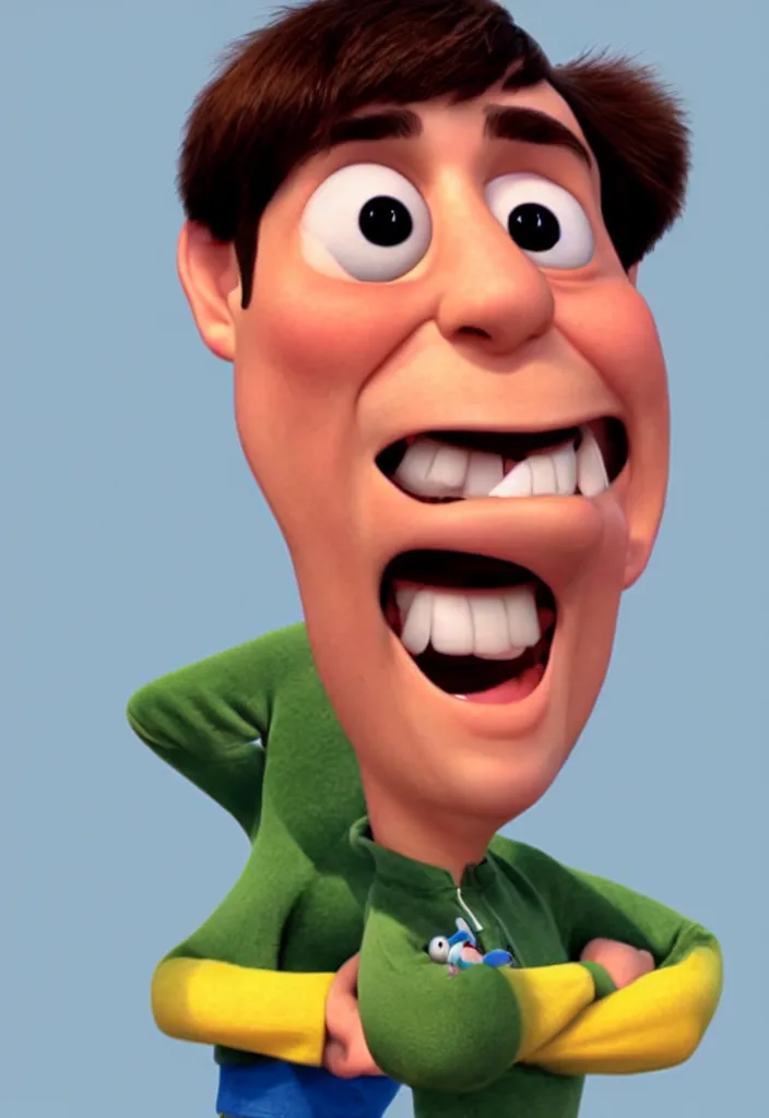 Image similar to Andrew tate as a pixar character