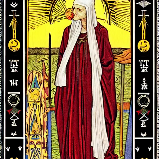 Image similar to Eminem in Thoth tarot deck, style of Lady Frieda Harris, 4K