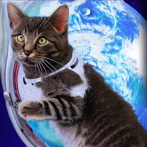 Image similar to cat astronaut