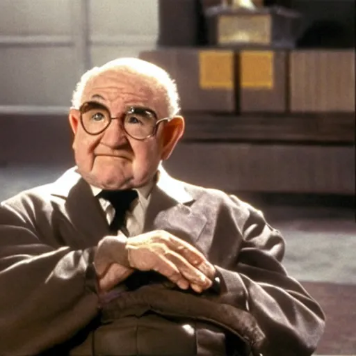 Image similar to ed asner as the batman