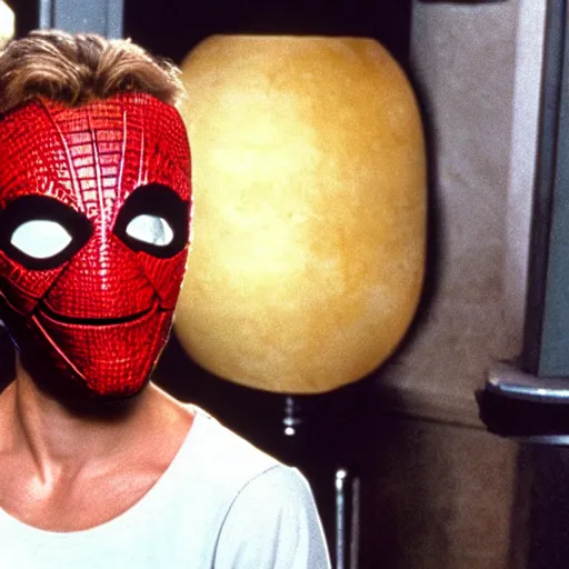 Image similar to tom Holland as The mask (1994)