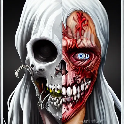 Image similar to zombie pirate by artgerm
