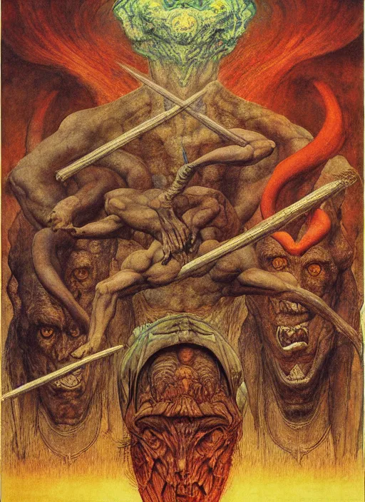 Image similar to four horsemen of apocalypse, psx game graphics , painting by Beksinski and Moebius and Takato Yamamoto, by William Blake, Austin Osman Spare, high resolution, ultra detailed