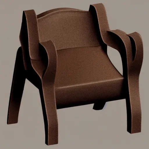 Prompt: horse chair Conceptual Art