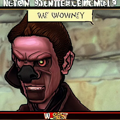 Image similar to ps 1 ron weasly doom npc