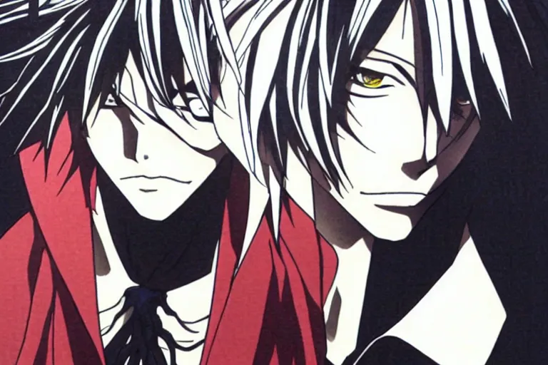 Image similar to Two Anime Handsome Men, Death Note