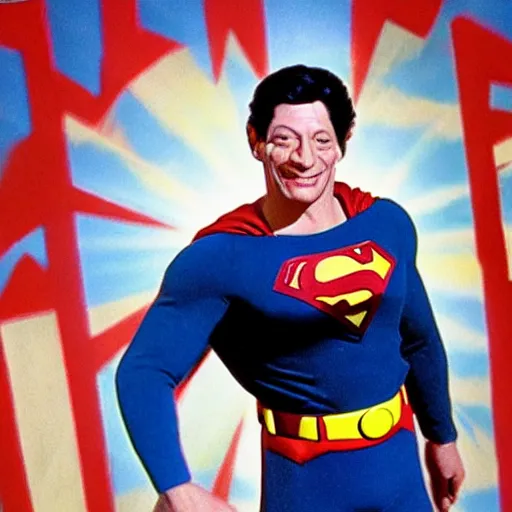 Prompt: jim varney as superman