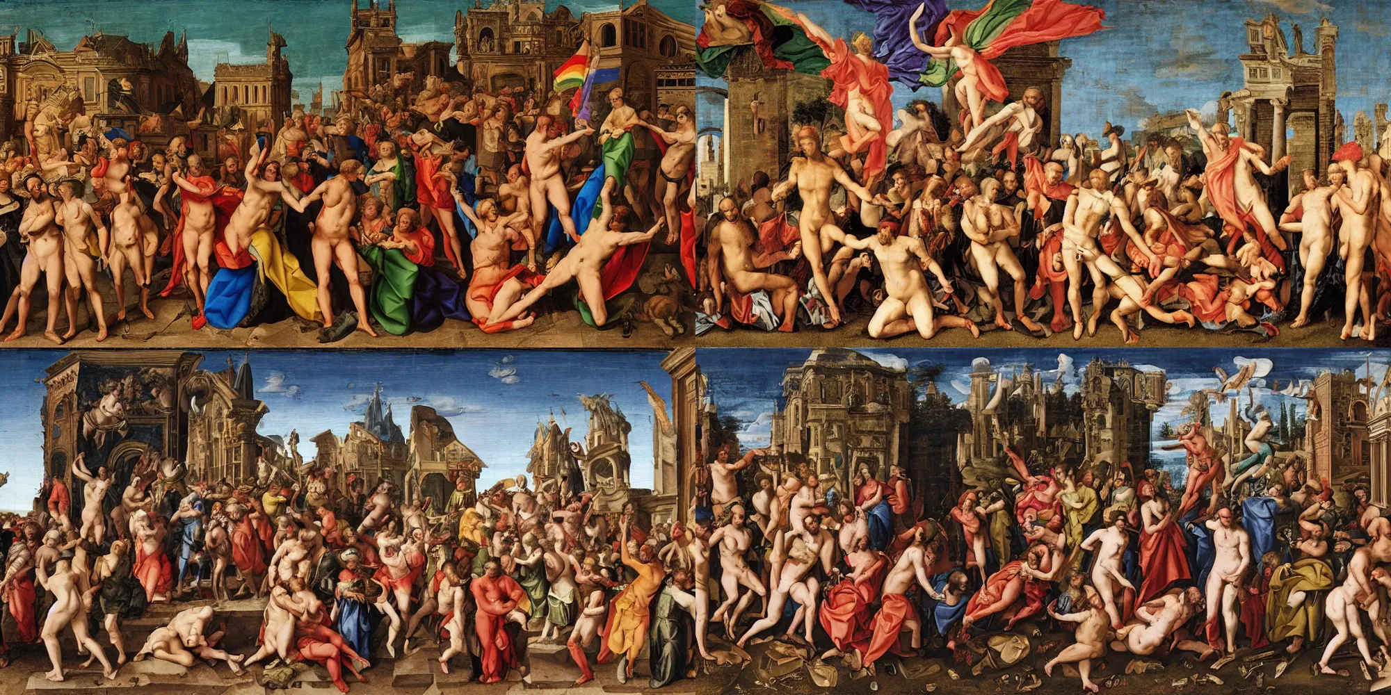 Prompt: gay pride in the renaissance