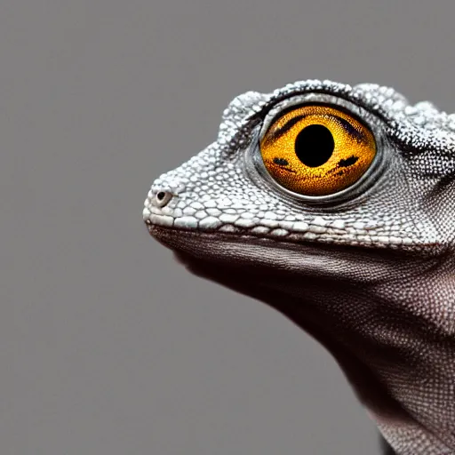 Image similar to a gecko looking into the camera, photorealistic, artstation, cinematic lighting 4k