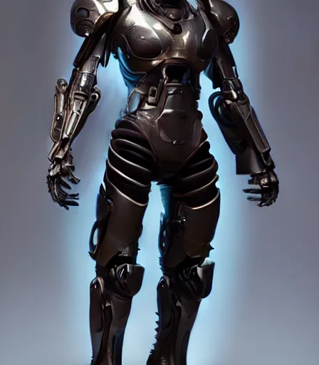 Image similar to biomechanical sci-fi armor with magic properties, unreal 5, DAZ, cyberpunk. hyperrealistic, octane render, RPG portrait, dynamic lighting, digital art, fan art