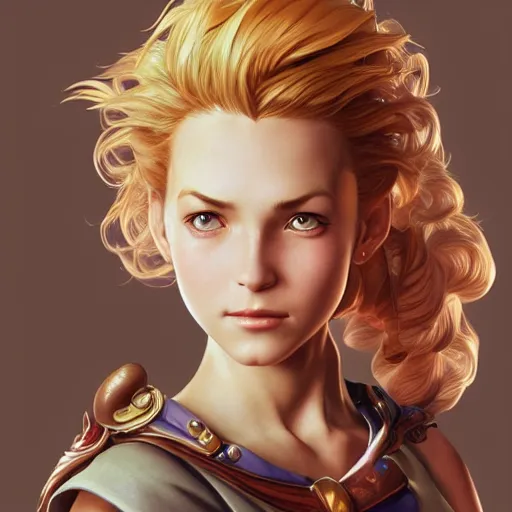 Image similar to ultra realistic illustration, marle from chrono trigger, intricate, elegant, highly detailed, digital painting, artstation, concept art, smooth, sharp focus, illustration, art by artgerm and frank frazetta and alphonse mucha