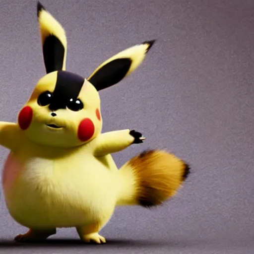 Image similar to fat detective Pikachu