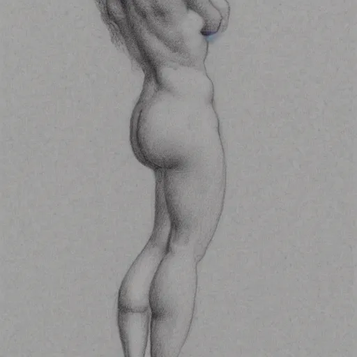 Image similar to of a beautiful girl sketched in pencil by michelangelo lots of little sketches a study of the female form ultra detail maximillist