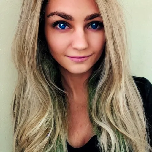 Image similar to a person with green eyes and blonde hair, hazel eyes