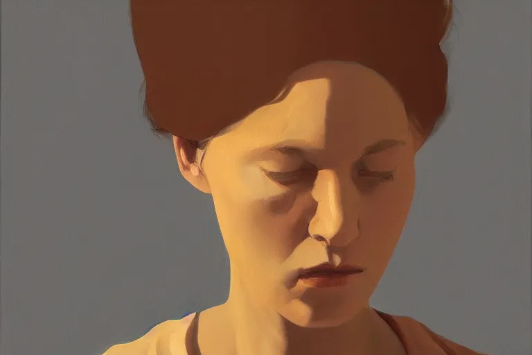 Image similar to woman portrait artwork by tim eitel