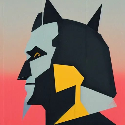 Image similar to Batman profile picture by Sachin Teng, asymmetrical, Organic Painting , Matte Painting, geometric shapes, hard edges, graffiti, street art:2 by Sachin Teng:4