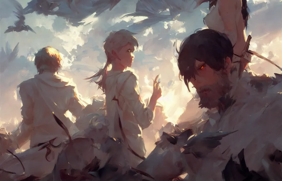 Image similar to greg manchess concept art of the ridiculous eye dimension, key visual, ambient lighting, highly detailed, digital painting, artstation, concept art, sharp focus, by makoto shinkai and akihiko yoshida and hidari and wlop and greg rutkowski