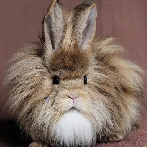 Prompt: dwarfish rabbit lionhead