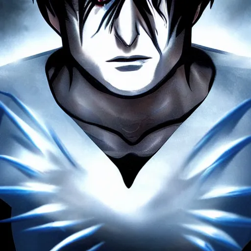 Image similar to Wolverine in death note digital art 4K detailed super realistic