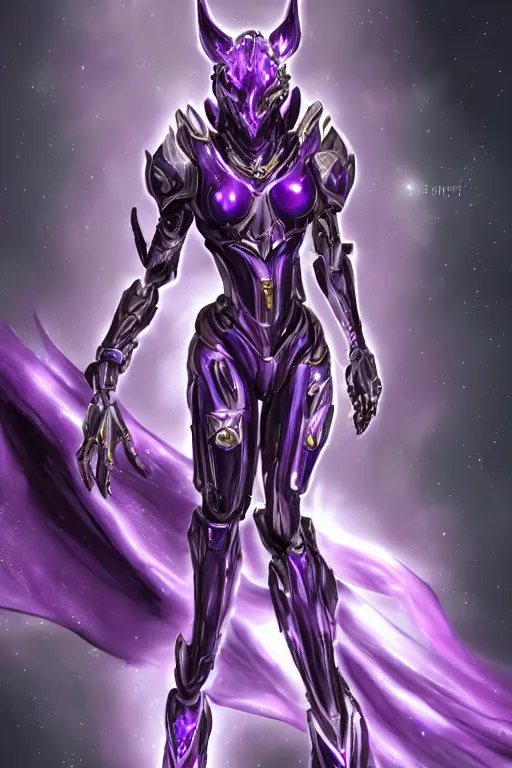 Prompt: galactic hyperdetailed elegant beautiful stunning exquisite giantess anthropomorphic sexy hot mecha female dragon goddess, purple body, purple metal ears, sleek eyes, smooth purple skin, purple armor, bigger than galaxy, epic proportions, epic scale, epic size, warframe fanart, furry, dragon art, goddess, giantess, furaffinity, octane