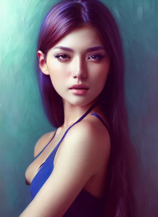 Image similar to photo of a gorgeous young woman in the style of stefan kostic, realistic, professionally, professionally color graded, half body shot, sharp focus, 8 k high definition, insanely detailed, intricate, elegant, art by stanley lau and artgerm