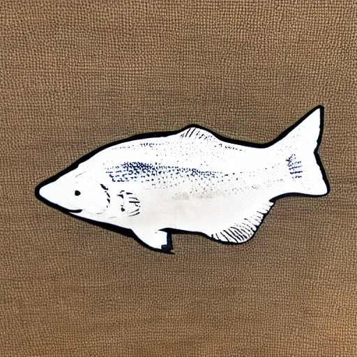 Image similar to halibut decal