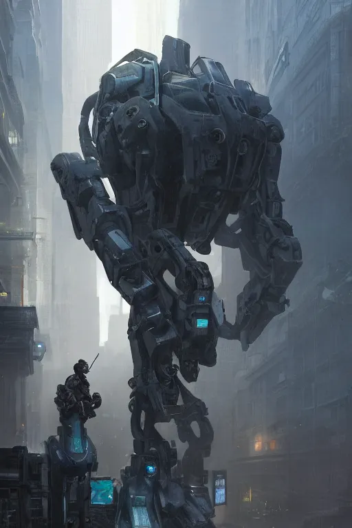 Image similar to a mech robot holding in his hand a lost child in the city, diffuse lighting, strong imagery, highly detailed, by Greg Rutkowski, Sung Choi, Johnson Ting, Maxim Verehin, Peter Konig, final fantasy, Marco lense, photorealistic 8k, cinematic lighting, HD, high detail, atmospheric, trending on artstation