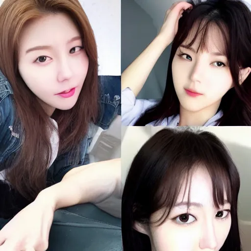 Image similar to korean female idol selfie