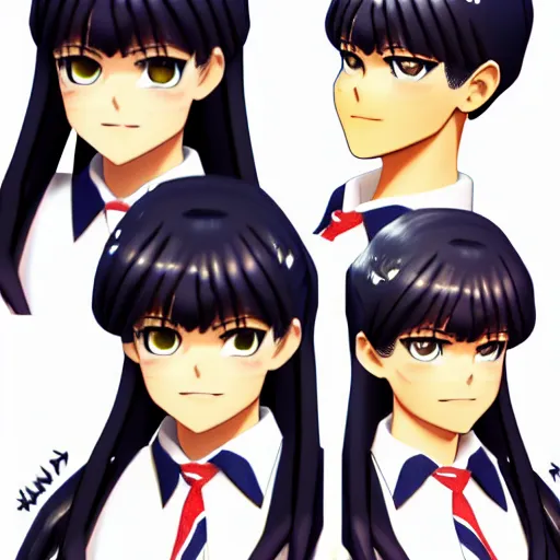 Image similar to komi san high detailed render