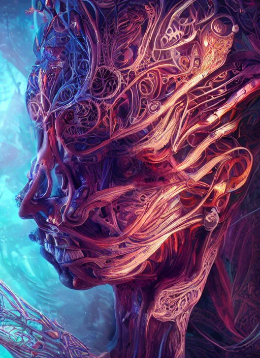 Image similar to dreamscape, ross tran, vivid colors, anatomical, highly detailed sculpture, intricate detailed, ommatidia, 8 k, cinematic atmosphere, post - processing