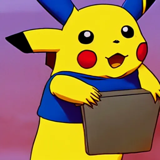 Image similar to Pikachu committing tax evasion