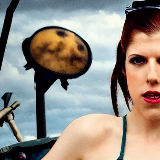 Image similar to still of Anna Kendrick as Tank Girl in Tank Girld remake 2029