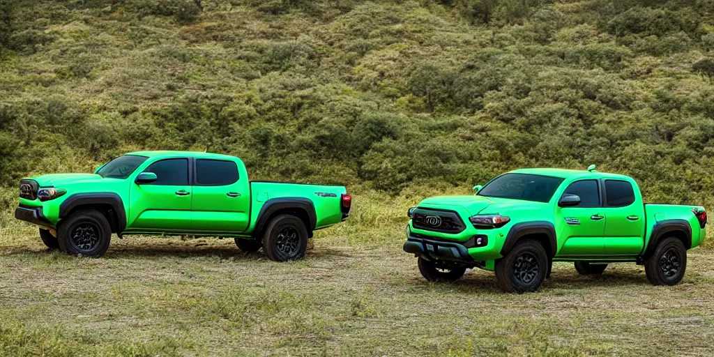 Image similar to “2021 Toyota Tacoma TRD, Green”