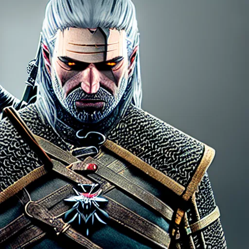 Image similar to a witcher with cloth armor and sword