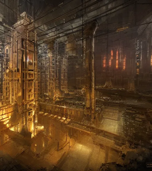 Image similar to tarkovsky cyberpunk greatest scene, ancient tower of babylon,, hyperrealistic, cyber world, ambient lighting, concept art, hyper - detailed, smooth, octane, ray tracing, cinematic, high quality