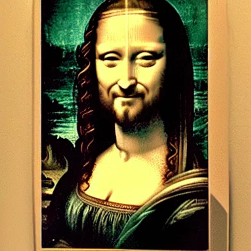 Prompt: jesus, monalisa, transformation, smile