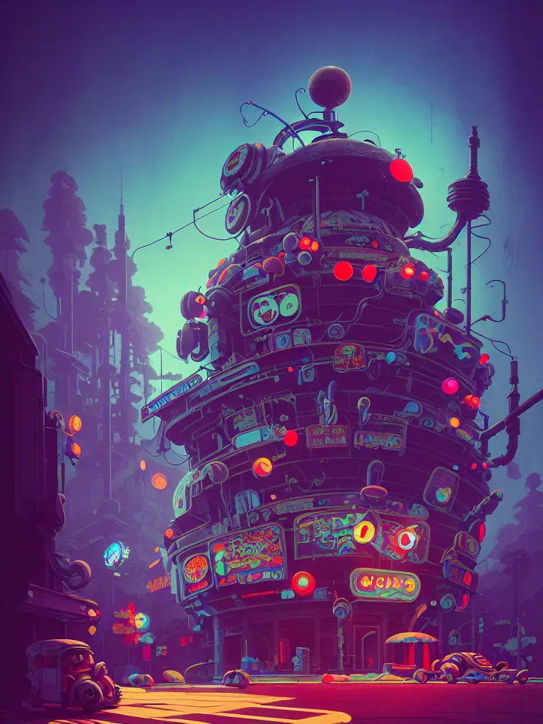 Image similar to retro arcade cabinet, moody::alejandro jodorowsky, studio ghibli, beeple and James Gilleard and Justin Gerard :: ornate, dynamic, particulate, intricate, elegant, highly detailed, centered, artstation, smooth, sharp focus, octane render, 3d