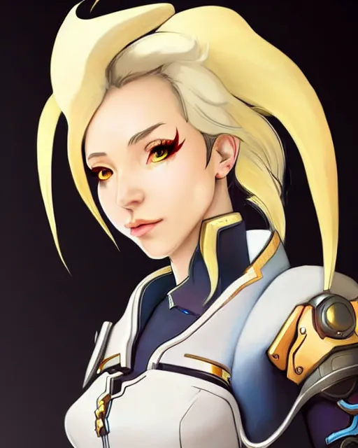 mercy from overwatch, character portrait, portrait, | Stable Diffusion ...