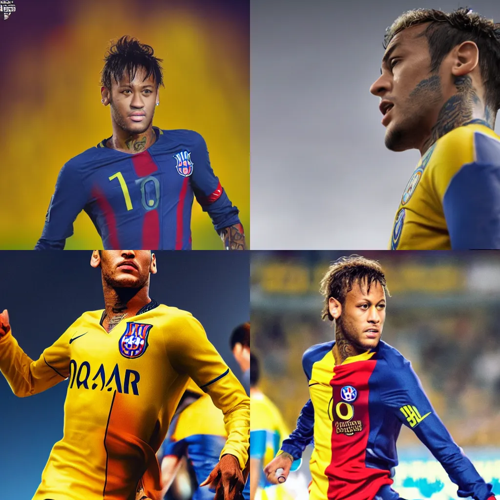 Prompt: photo of Neymar as Namor from comic books, dslr depth of field