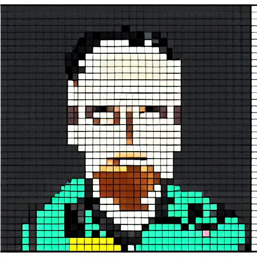 Prompt: a scene from breaking bad in 8 - bit pixel art