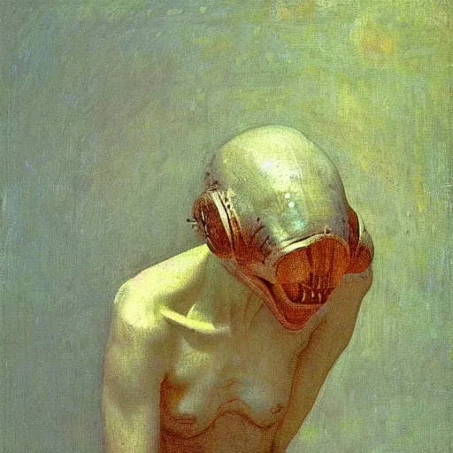 Image similar to alien by ilya repin