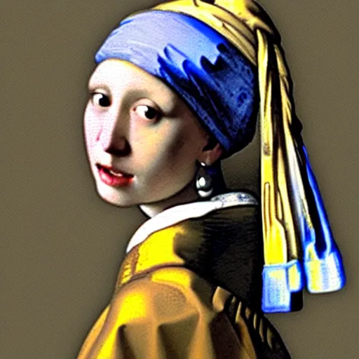 Prompt: Johannes Vermeer Girl with a Pearl Earring, Jan Davidsz de Heem,4k, UHD, moody