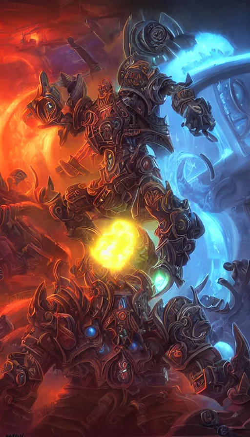 Image similar to techno artwork, from wow