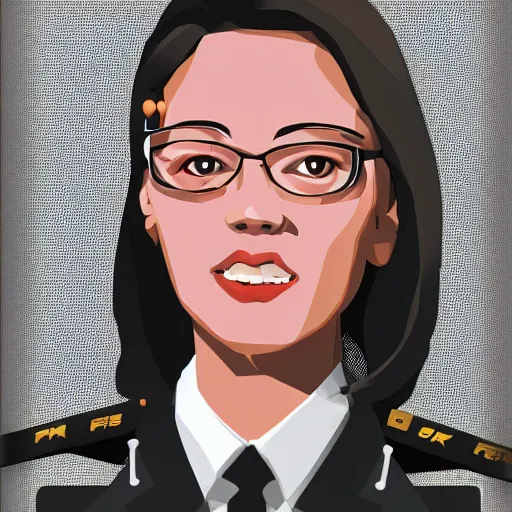 Image similar to female commissioner, vector, pixta.jp