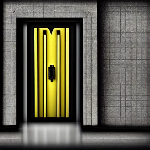 Image similar to photo art - deco sci - fi door