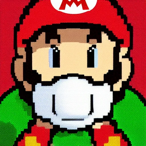 Image similar to super mario by h. r. geiger